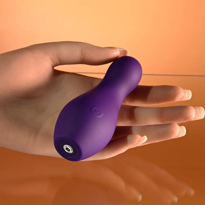 Playboy Pleasure THE JET SET - VIBRATOR - Purple 10.2 cm Vibrator with Self Charging Case - PB-RS-5254-2