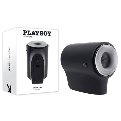 Playboy Pleasure COME ALONG - USB Rechargeable Vibrating Stroker - PB-RS-5285-2