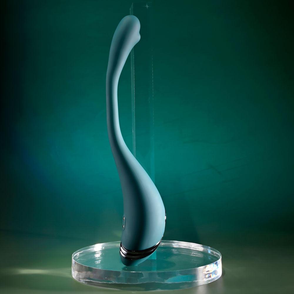 Playboy Pleasure PINPOINT PERFECTION - Green 19.3 cm USB Rechargeable Poseable Vibrator - PB-RS-5834-2