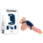 Playboy Pleasure JET PACK - Dark Blue USB Rechargeable Vibrating Penis Harness - PB-RS-5889-2