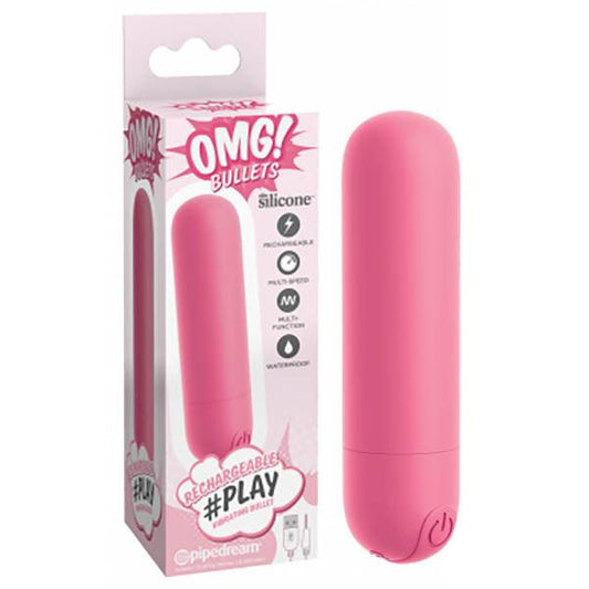 OMG! Bullets #Play - Pink USB Rechargeable Bullet - PD1793-11