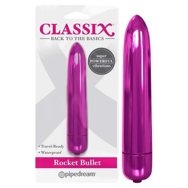 Classix Rocket Bullet - Metallic Pink 8.9 cm Bullet - PD1961-11