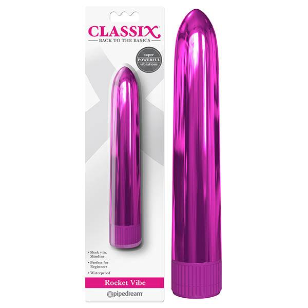 Classix Rocket Vibe - Metallic Pink 17.8 cm (7'') Vibrator - PD1976-11