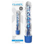 Classix Mr Twister - Metallic Blue 16.5 cm (6'') Vibrator with Clear Sleeve - PD1977-14