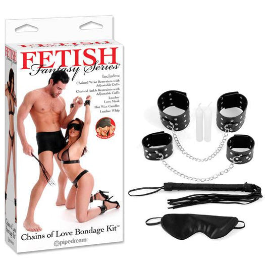 Fetish Fantasy Series Chains Of Love Bondage Kit - 5 Piece Set - PD2126-00