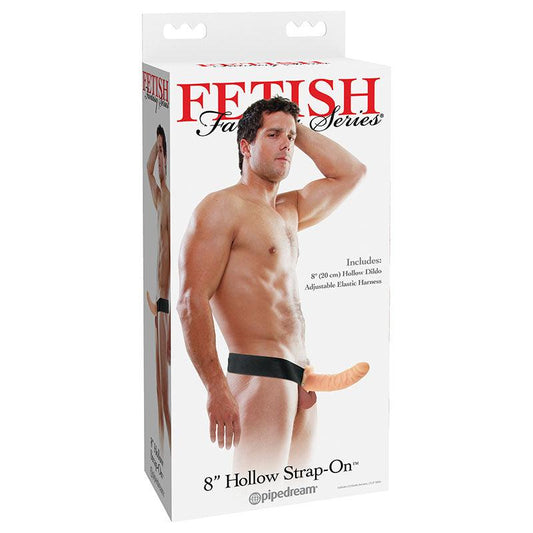 Fetish Fantasy Series 8'' Hollow Strap-On - Flesh 20 cm (8'') Hollow Strap-On - PD3360-21