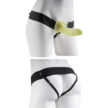 Fetish Fantasy Series For Him Or Her Hollow Strap-on - Glow in the Dark 6'' Hollow Strap-On - PD3366-32