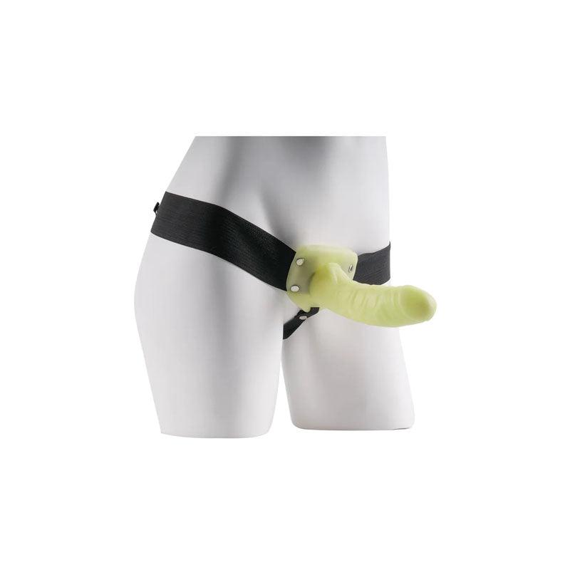 Fetish Fantasy Series For Him Or Her Hollow Strap-on - Glow in the Dark 6'' Hollow Strap-On - PD3366-32