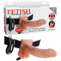 Fetish Fantasy Series 7'' Vibrating Hollow Strap-on With Balls - Flesh 17.8 cm (7'') Vibrating Hollow Strap-On - PD3376-21