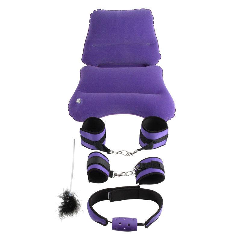 Fetish Fantasy Series Purple Pleasure Bondage Set - 8 Piece Set - PD3863-12