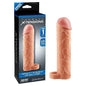 Fantasy X-Tensions Perfect 1'' Extension With Ball Strap - Flesh Penis Extension Sleeve with Ball Strap - PD4116-21