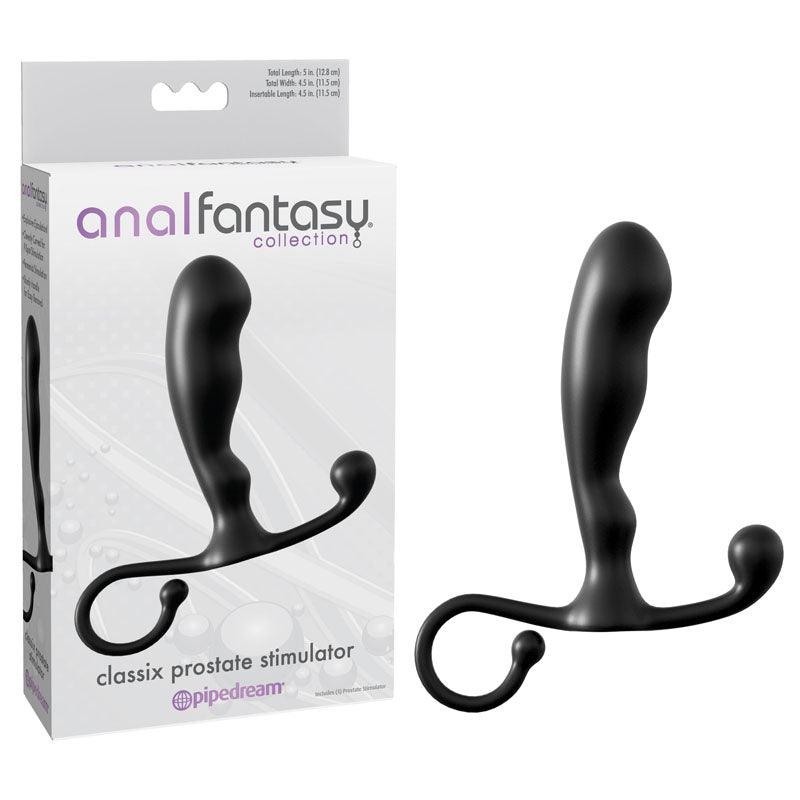 Anal Fantasy Collection Classix Prostate Stimulator - Black 10.1 cm (4'') Prostate Massager - PD4617-23