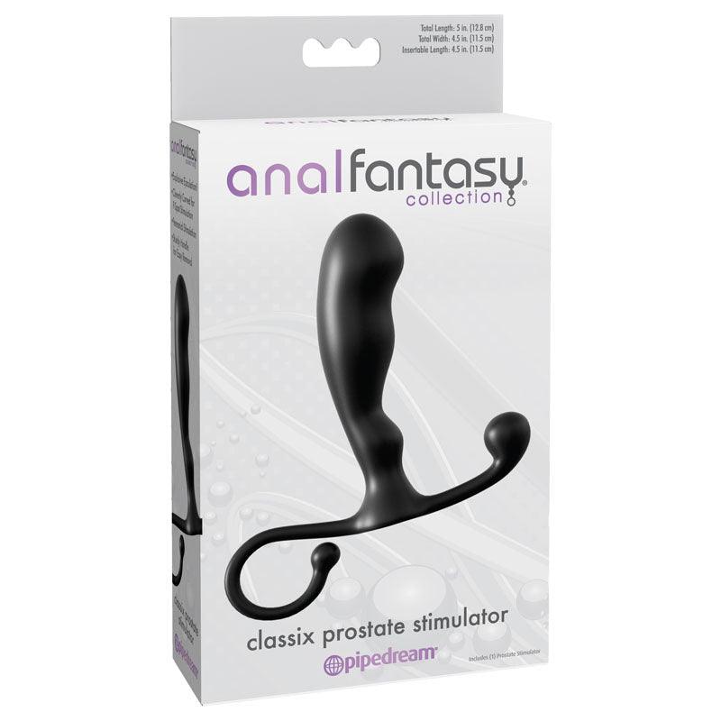 Anal Fantasy Collection Classix Prostate Stimulator - Black 10.1 cm (4'') Prostate Massager - PD4617-23