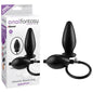 Anal Fantasy Collection Inflatable Silicone Plug - Black 10.8 cm (4.25'') Inflatable Butt Plug - PD4668-23