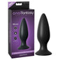 Anal Fantasy Elite Collection Large Rechargeable Anal Plug - Black 13.5 cm (5.3'') USB Rechargeable Vibrating Butt Plug - PD4774-23