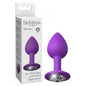 Fantasy For Her Little Gem Small Plug - Purple 7.2 cm Butt Plug with Jewel Base - PD4949-12