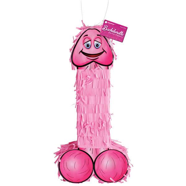 Bachelorette Party Favors Pecker Piñata - Pink Hen's Night Novelty - PD5096-00