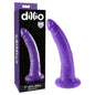 Dillio 7'' Slim - Purple 17.8 cm Dong - PD5307-12