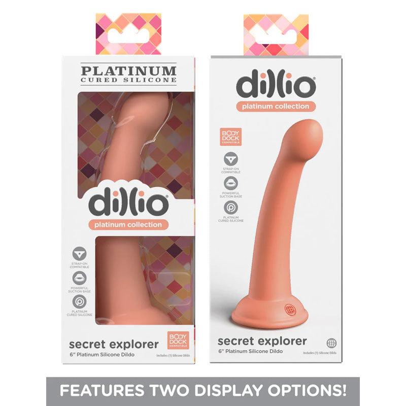 Dillio Platinum Secret Explorer - Peach - Peach 15.2 cm (6'') Dong - PD5384-43