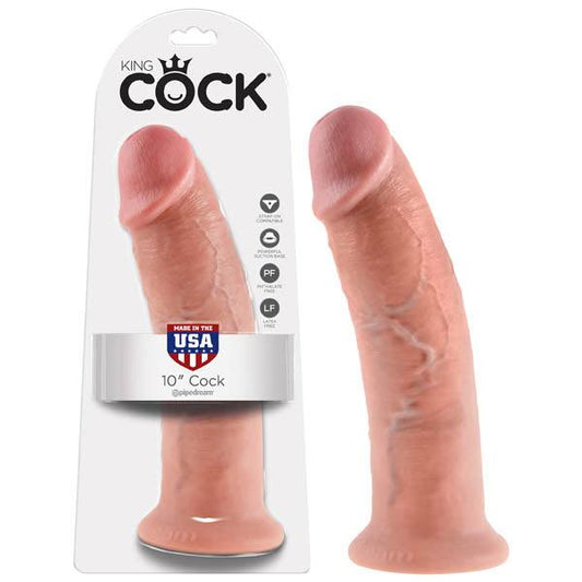 King Cock 10'' Cock - Flesh 25.4 cm (10'') Dong - PD5505-21