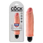 King Cock 6'' Vibrating Stiffy - Flesh 15.2 cm Vibrating Dong - PD5521-21