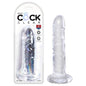 King Cock Clear 6'' Cock - Clear 15.2 cm Dong - PD5753-20