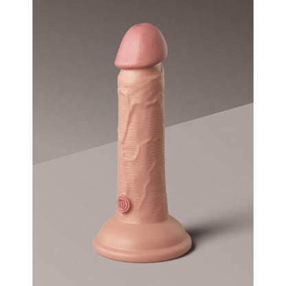 King Cock Elite 6'' Dual Density Cock - Flesh - Flesh 15.2 cm Dong - PD5770-21