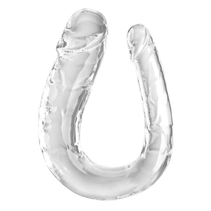 King Cock Clear Large Double Trouble - Clear Large Double Penetration Dong - PD5787-20