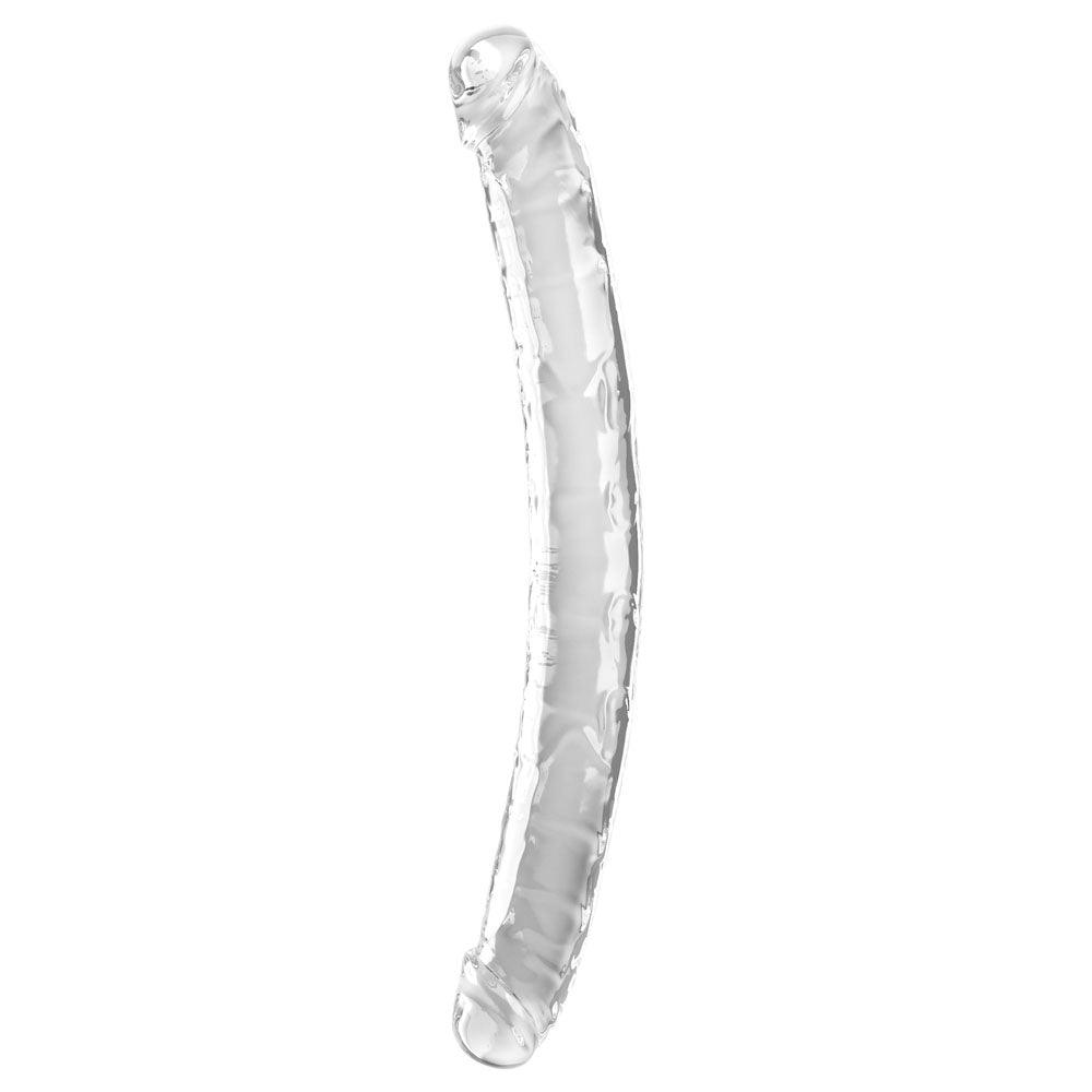 King Cock 18 Inch Double Dildo - Clear 45.7 cm Double Dong - PD5788-20