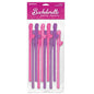 Bachelorette Party Favors - Dicky Sipping Straws - Coloured Straws - Set of 10 - PD6203-03