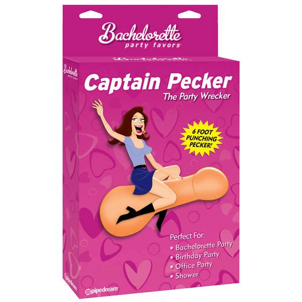 Bachelorette Party Favors Captain Pecker - Inflatable Penis - PD8601-00