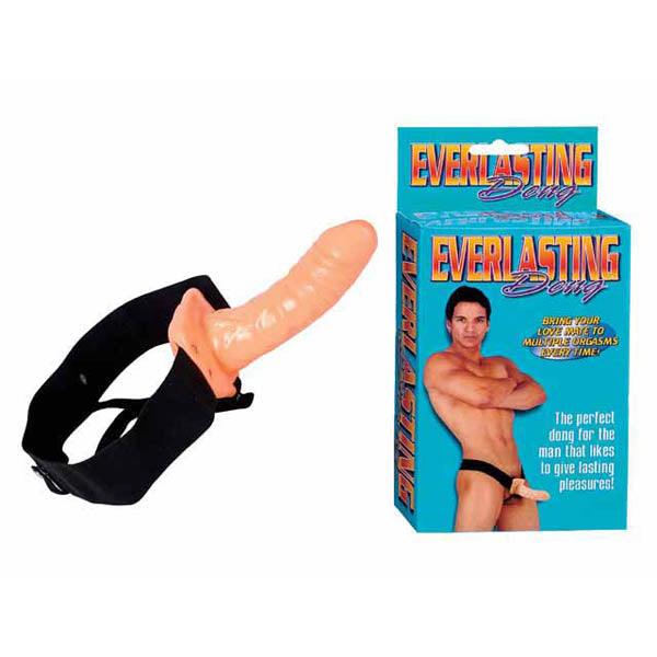 Everlasting Dong - Flesh Hollow Strap-On - PG77CF-FL-BX