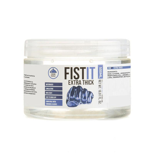 Pharmquests Fist-It Extra Thick - Thick Water Based Lubricant - 500 ml Tub - PHA225USA