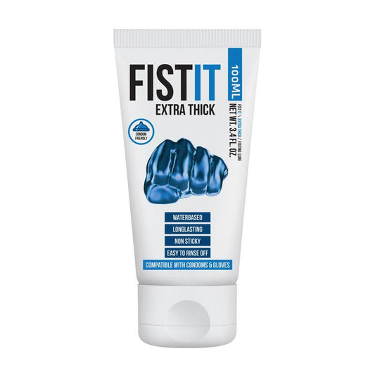 PHARMQUESTS Fist-It Extra Thick - 100ml - Thick Water Based Lubricant - 100 ml Tube - PHA306USA