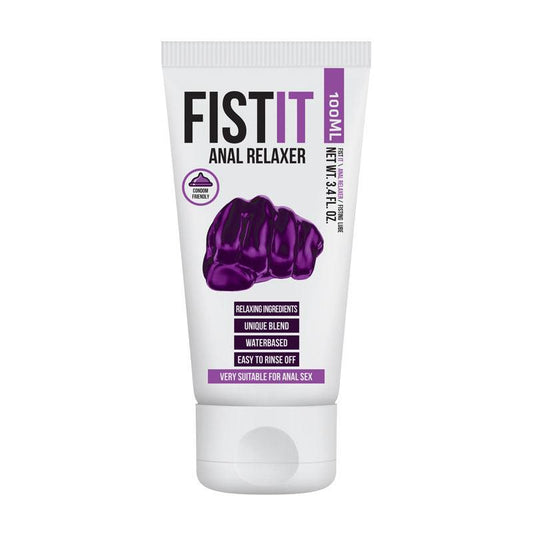 PHARMQUESTS Fist-It Anal Relaxer - 100ml - Water Based Relaxing Lubricant - 100 ml Tube - PHA308USA