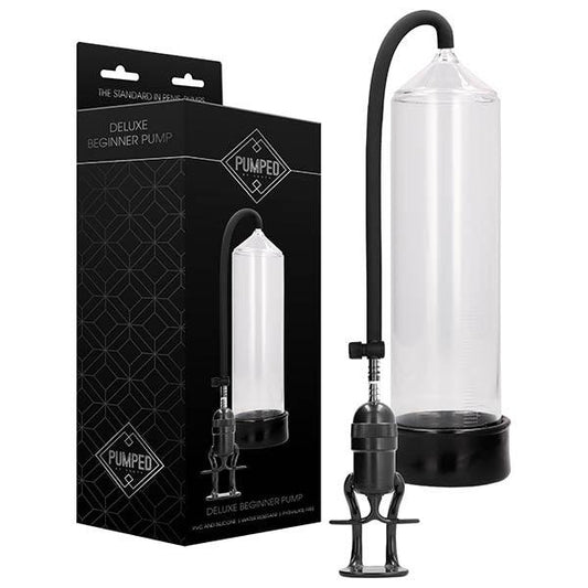 Pumped Deluxe Beginner Pump - Clear Penis Pump - PMP003TRA