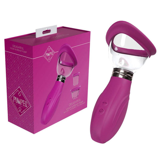 PUMPED Delightful Auto Ladies Pump - Pink - Pink USB Rechargeable Ladies Pump - PMP050PNK