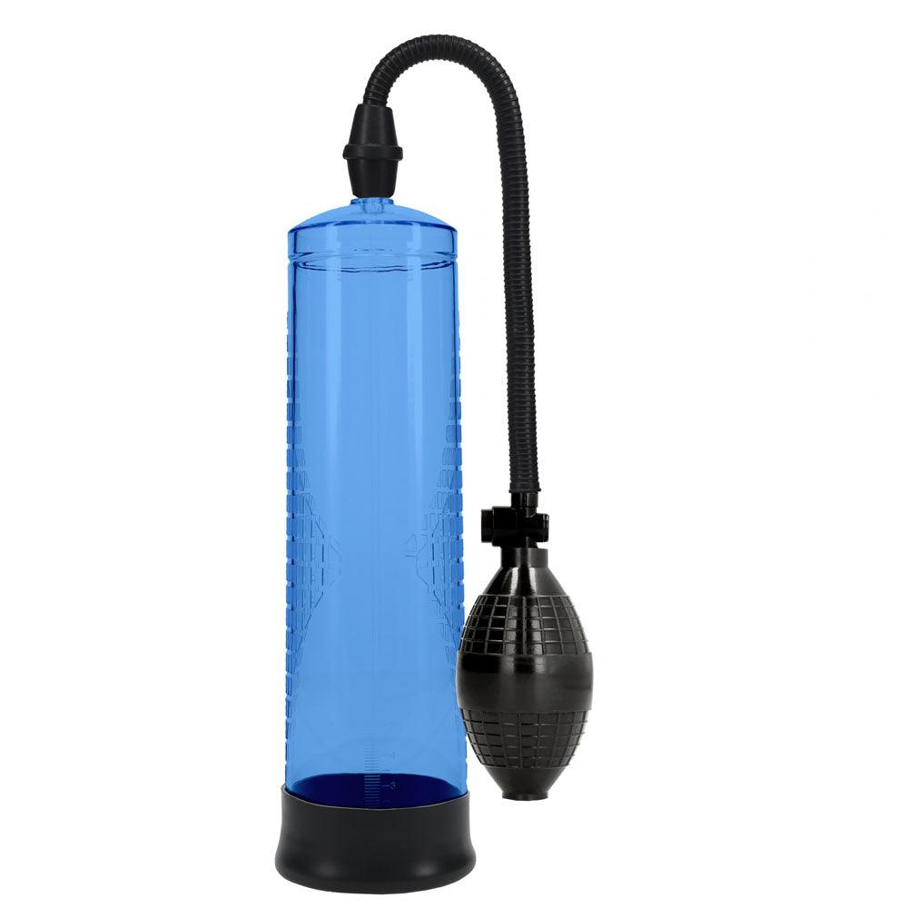 PUMPED Basic Pump 1 - Blue - Blue Penis Pump - PMP054BLU