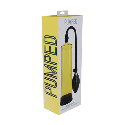 PUMPED Basic Pump 1 - Yellow - Yellow Penis Pump - PMP054YEL