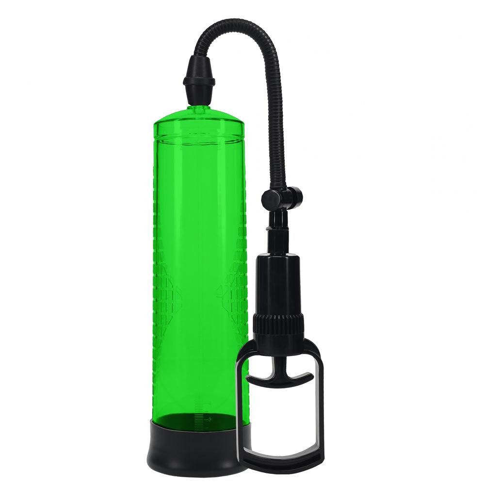 PUMPED Basic Pump 2 - Green - Green Penis Pump - PMP055GRN