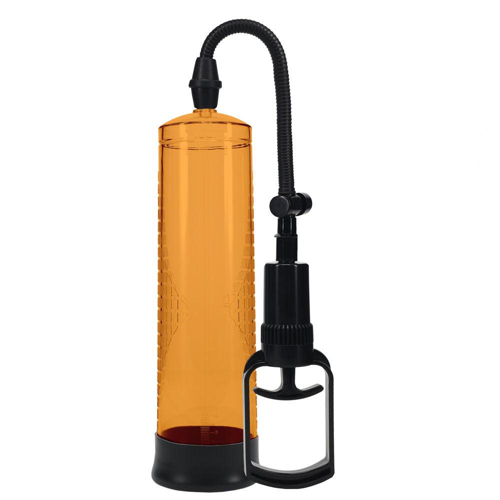 PUMPED Basic Pump 2 - Orange - Orange Penis Pump - PMP055ORA