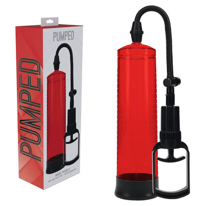 PUMPED Basic Pump 2 - Red - Red Penis Pump - PMP055RED