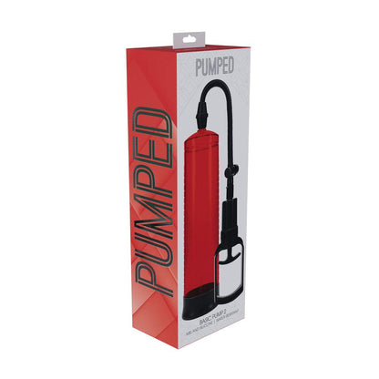 PUMPED Basic Pump 2 - Red - Red Penis Pump - PMP055RED