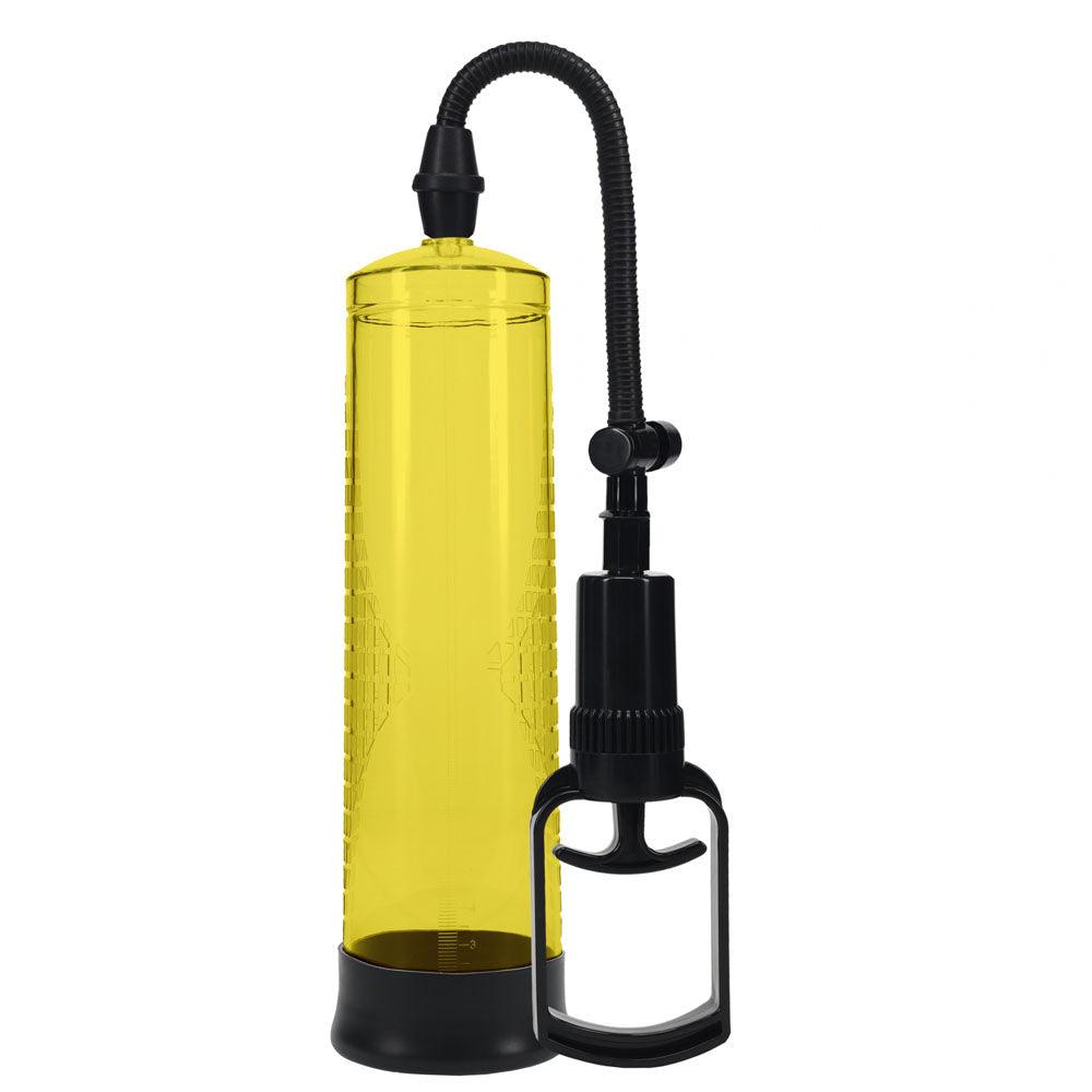 PUMPED Basic Pump 2 - Yellow - Yellow Penis Pump - PMP055YEL