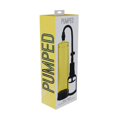 PUMPED Basic Pump 2 - Yellow - Yellow Penis Pump - PMP055YEL