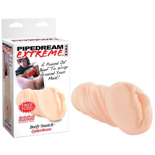 Pipedream Extreme Toyz Beefy Snatch - Flesh Vagina Stroker - RD261