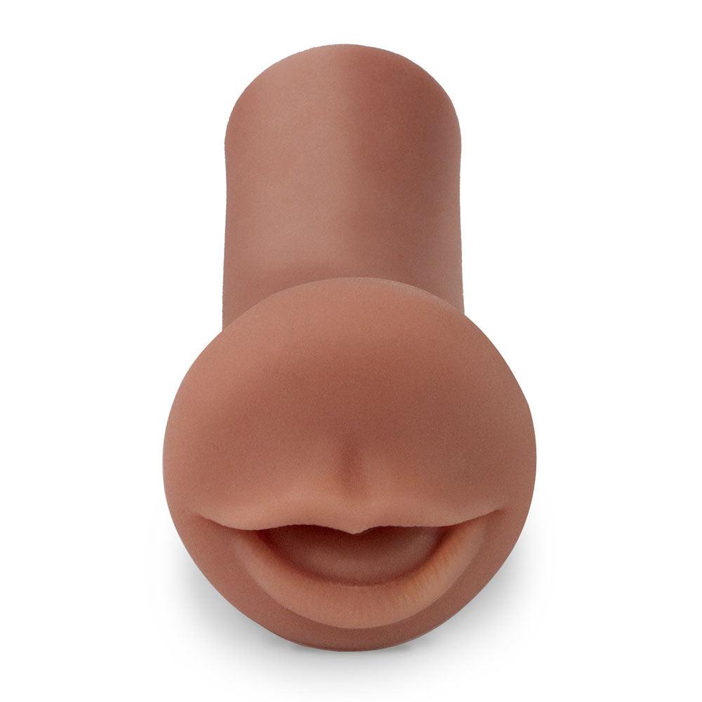 Pipedream Extreme Toyz Coed Cocksucker - Brown - Brown Mouth Stroker - RD424-29