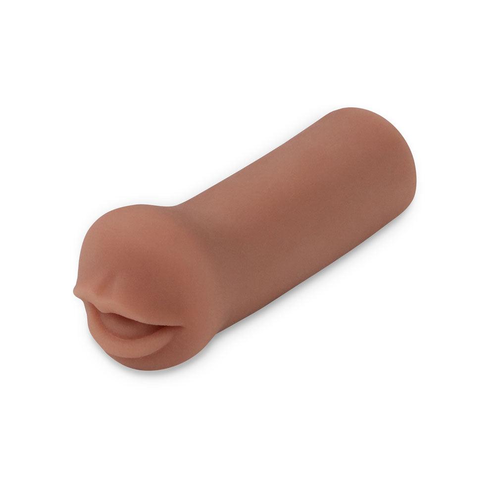 Pipedream Extreme Toyz Coed Cocksucker - Brown - Brown Mouth Stroker - RD424-29