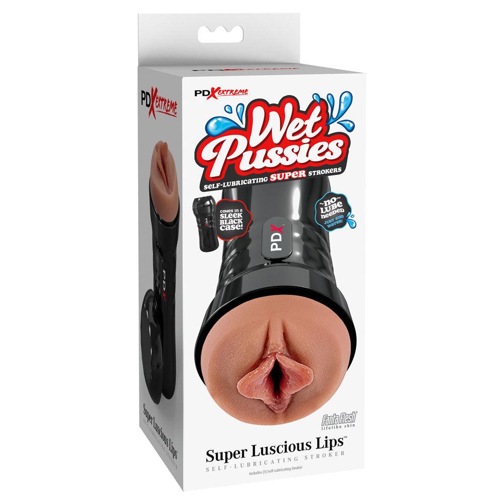 PDX Extreme Wet Pussies - Super Luscious - Brown Vagina Stroker - RD440-29