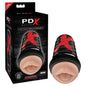 PDX Elite Air-Tight Oral Stroker - Black/Flesh Mouth Stroker - RD504